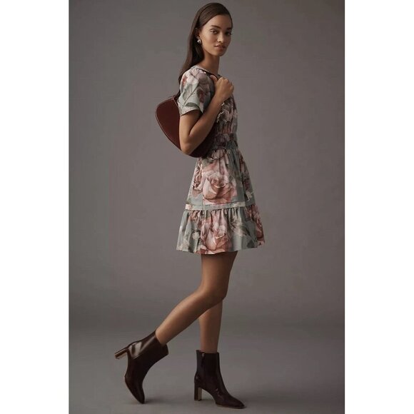 NWT Size S- Loverly Grey x Anthropologie The Somerset Mini Dress (NWT US$ 140) - Picture 4 of 16